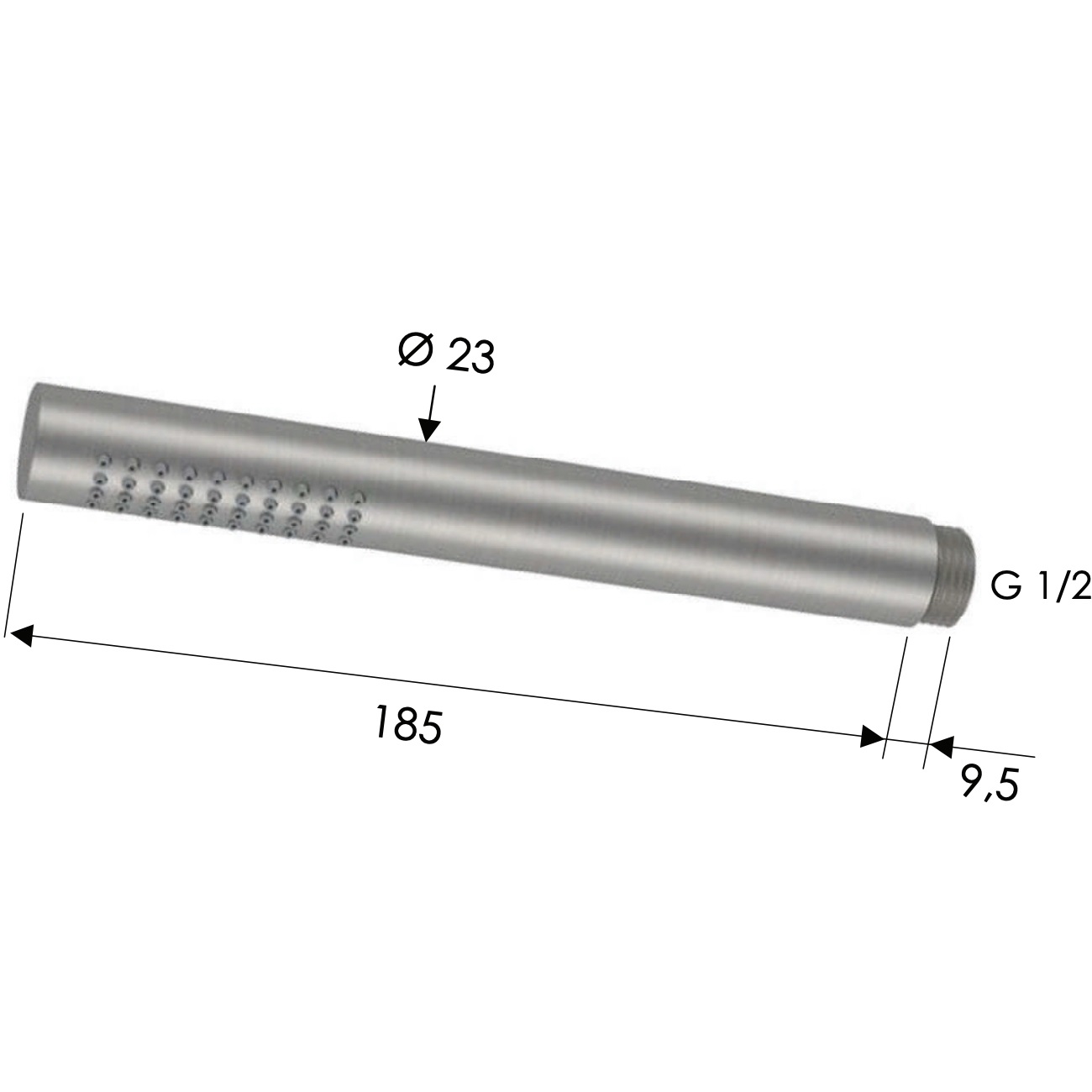 Ручной душ Remer Inox SS317MMX (сталь)