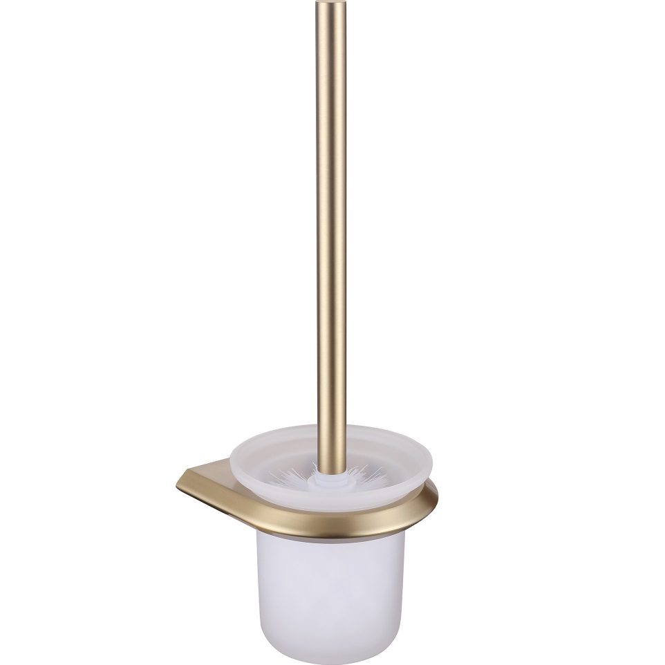 Щетка для туалета настенная Abber Nord AA1532G (золото матовое)