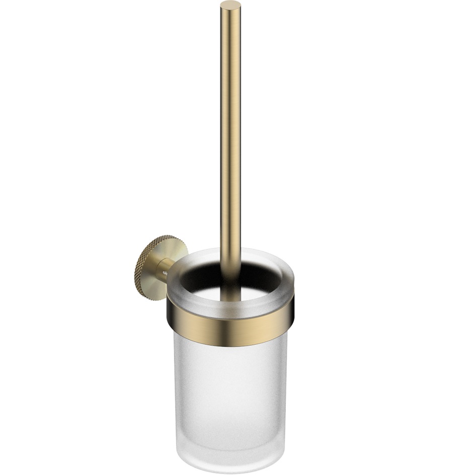 Щетка для туалета настенная Abber Pol 316 AA1932BG (светлое золото брашированное)
