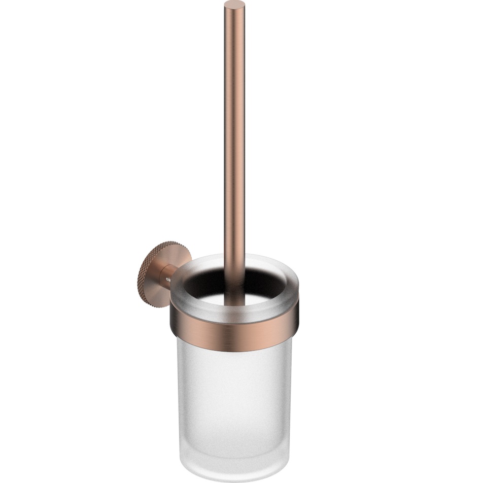 Щетка для туалета настенная Abber Pol 316 AA1932BRG (розовое золото брашированное)