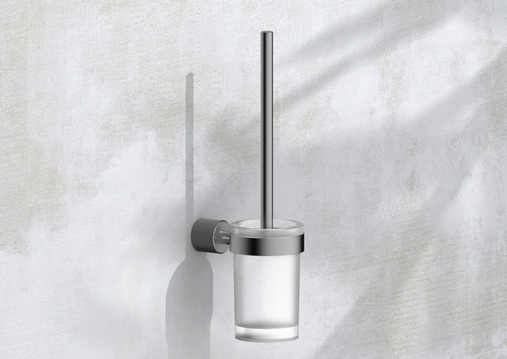 Щетка для туалета настенная Abber Pol 316 AA1933BGG (оружейная сталь брашированная)