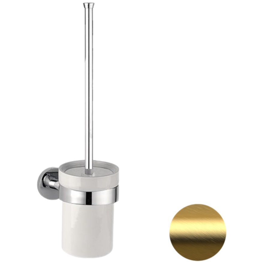 Щетка для туалета Remer Guest GS66BG (золото брашированное)