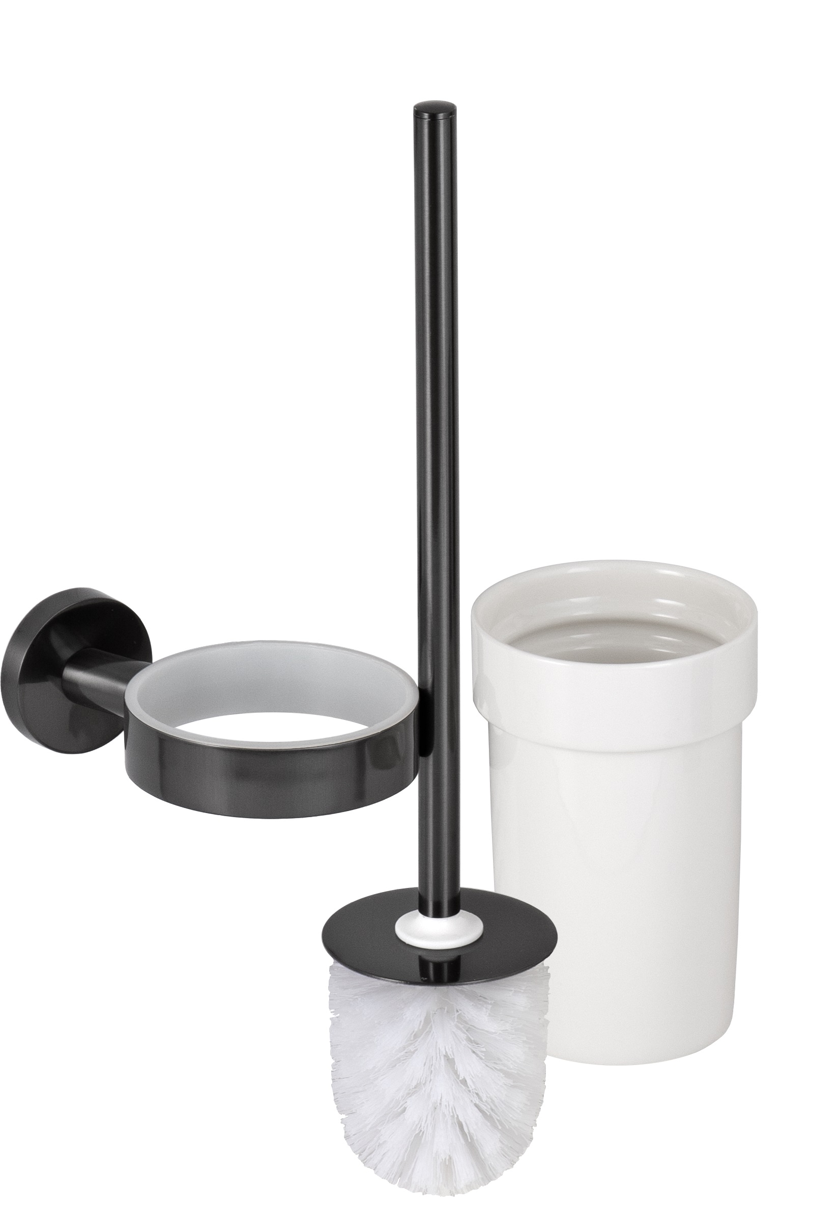 Щетка для туалета Remer Guest GS66CFP (черный брашированный хром)