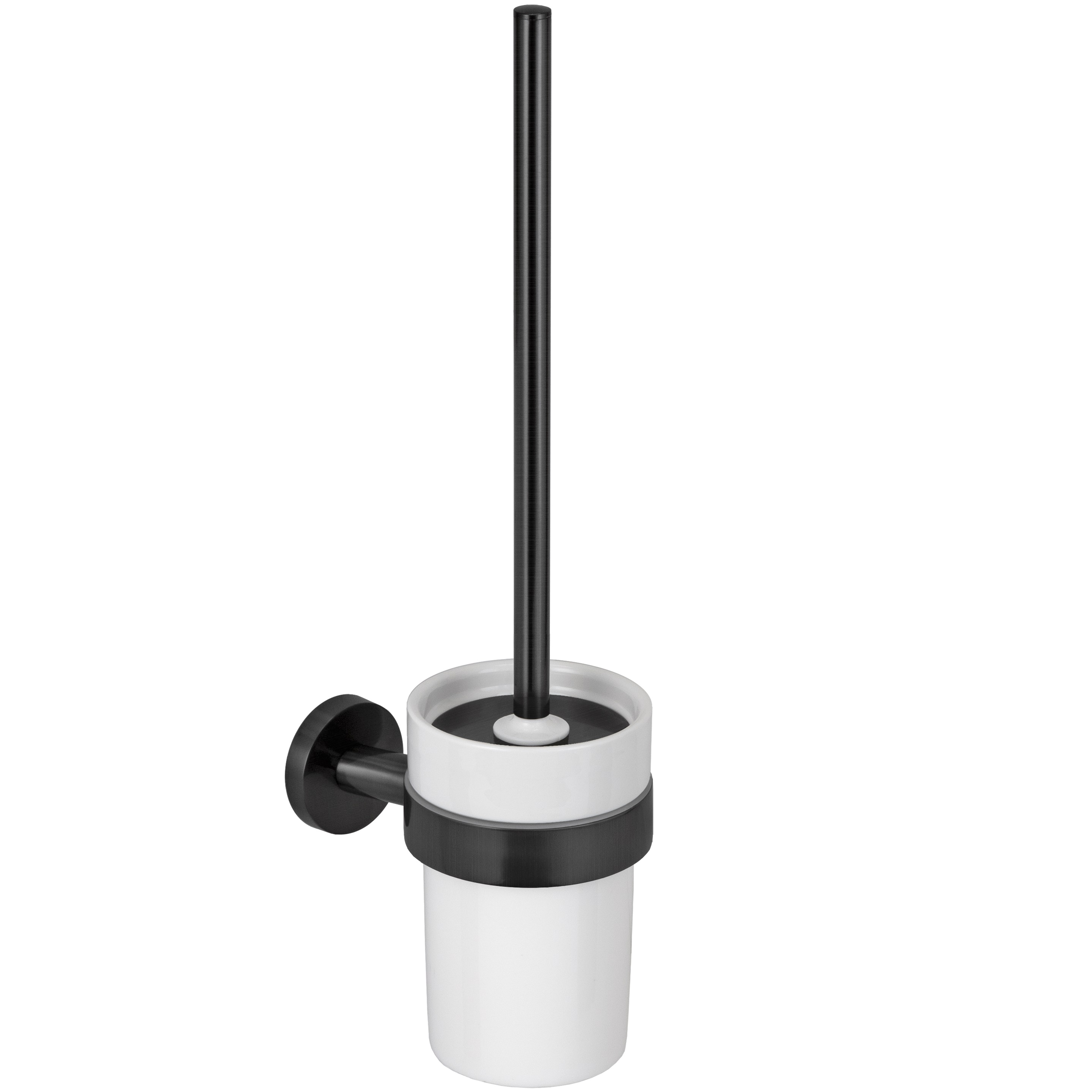 Щетка для туалета Remer Guest GS66CFP (черный брашированный хром)