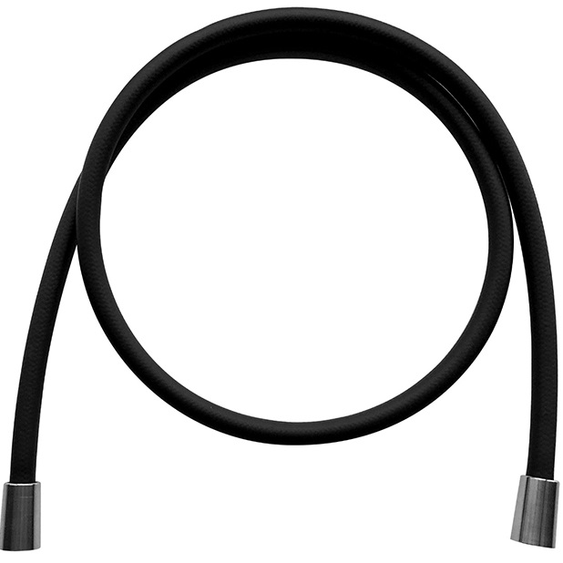 Шланг для душа 150см Fima Carlo Frattini Spillo Steel F2957NINOX (черный матовый)