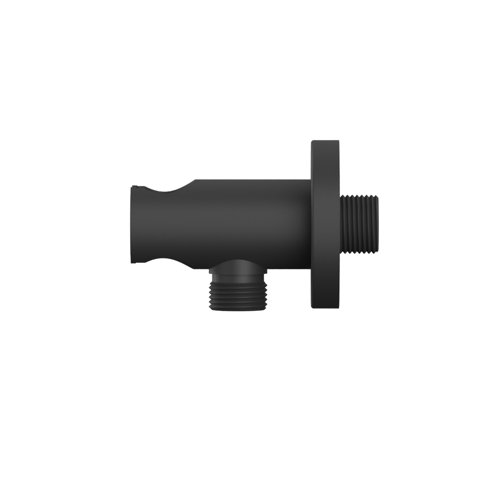 Шланговое подключение с держателем для лейки Whitecross Серия Y Y1005BL (черный матовый)