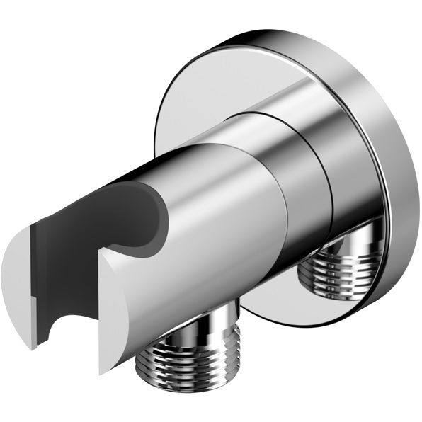 Шланговое подключение с держателем для лейки Whitecross Серия Y Y1005CR (хром)