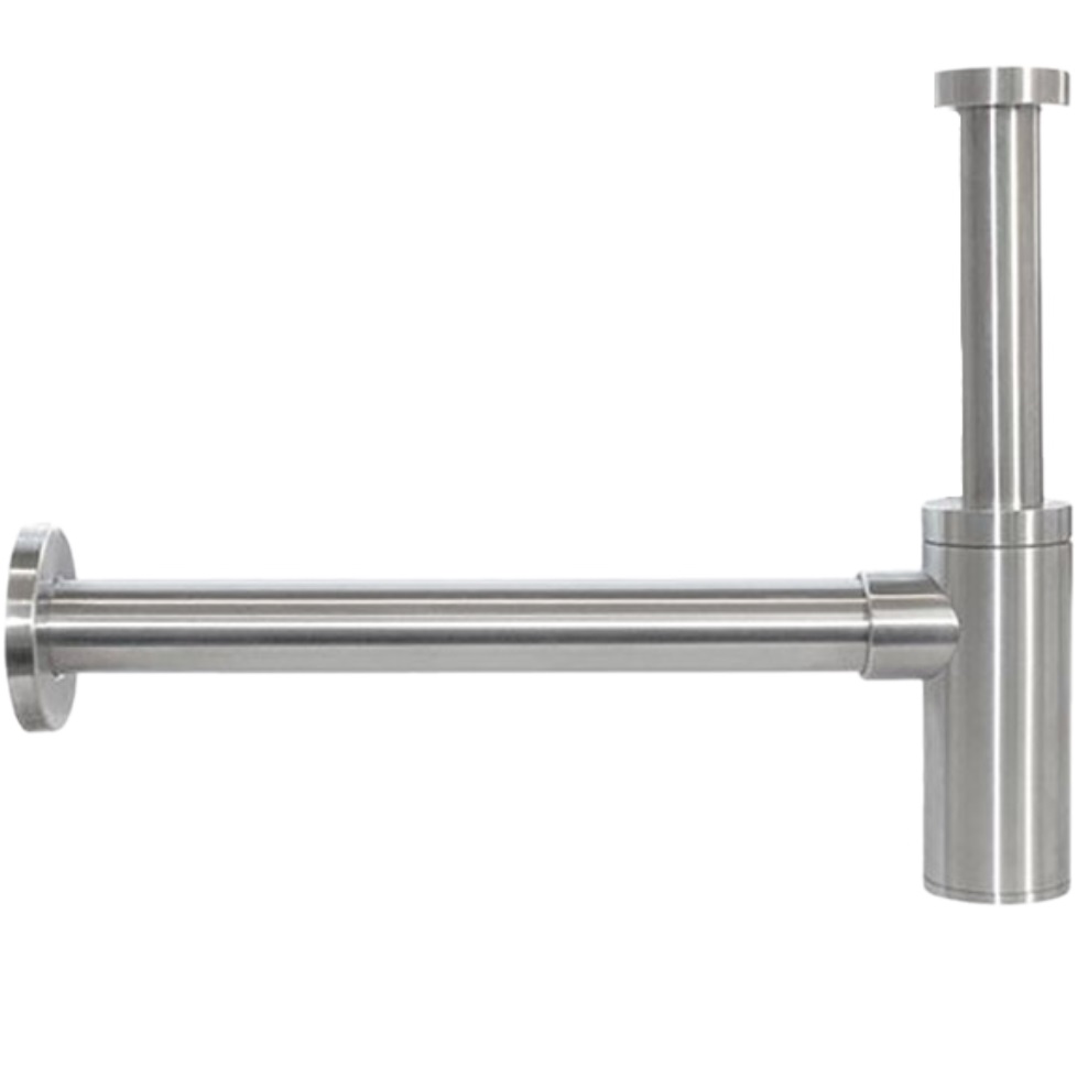 Сифон 1”1/4 Remer Inox SS958L (сталь)