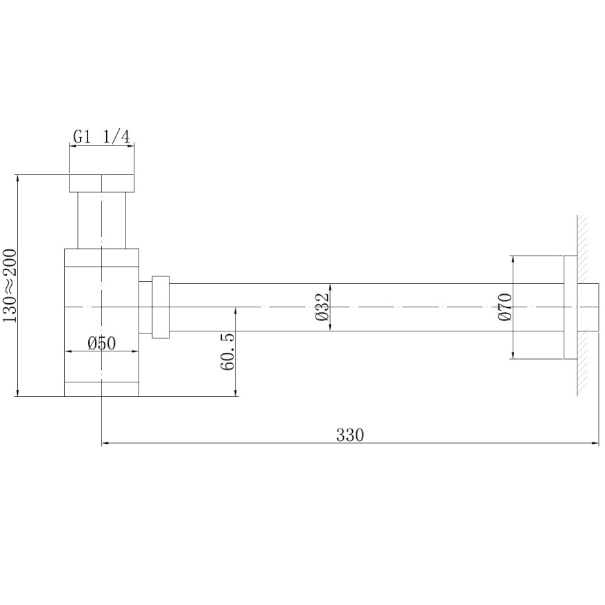 Сифон для раковины Abber Bequem AF0030 (хром)