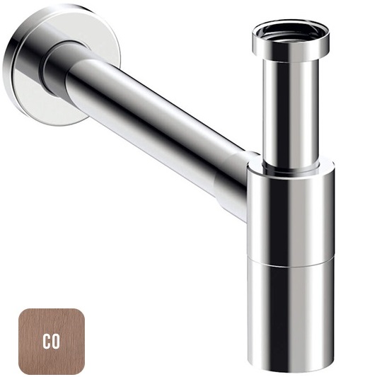 Сифон для раковины Almar Core E096002.CO (медь брашированная)