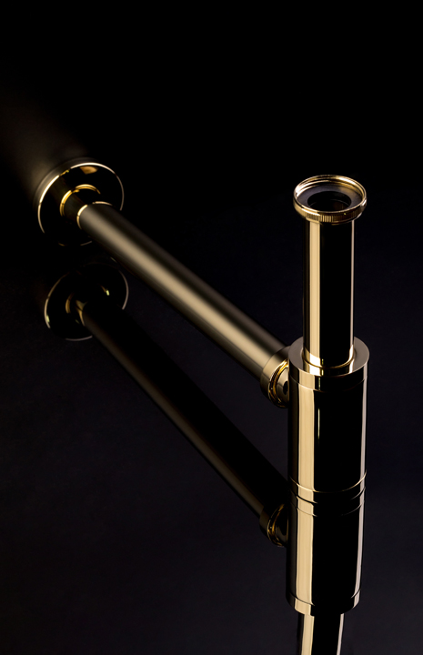 Сифон для раковины Boheme 608-2 (золотой)