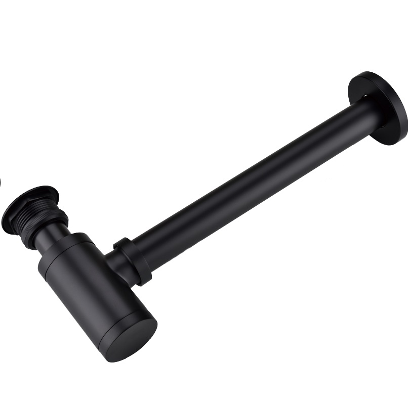 Сифон для раковины Boheme 609-B (черный матовый)