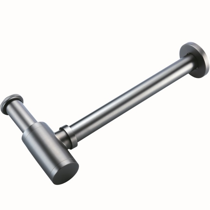 Сифон для раковины Boheme 609-SGM (оружейный металл глянцевый)