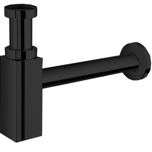 Сифон для раковины Fima Carlo Frattini Complementi Bagno F407NS (черный матовый)