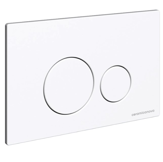 Система инсталляции для унитазов Ceramica Nova Envision CN1001W с кнопкой смыва Round (белый) и креплениями