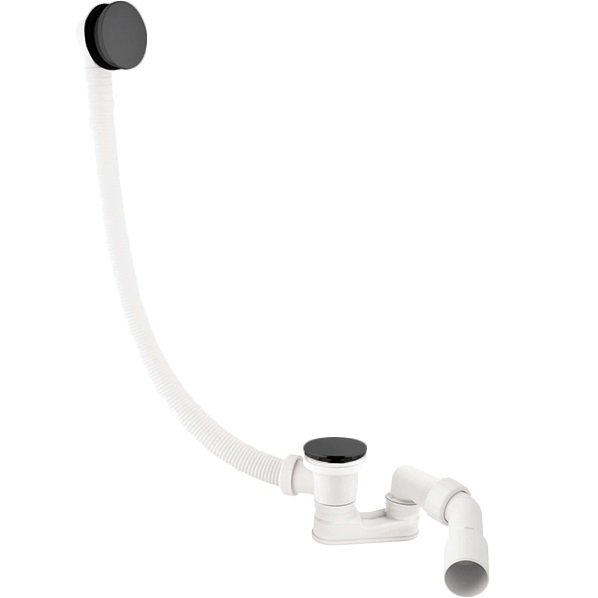 Слив-перелив для ванны Almar Core E096003.AB (черный металл брашированный)