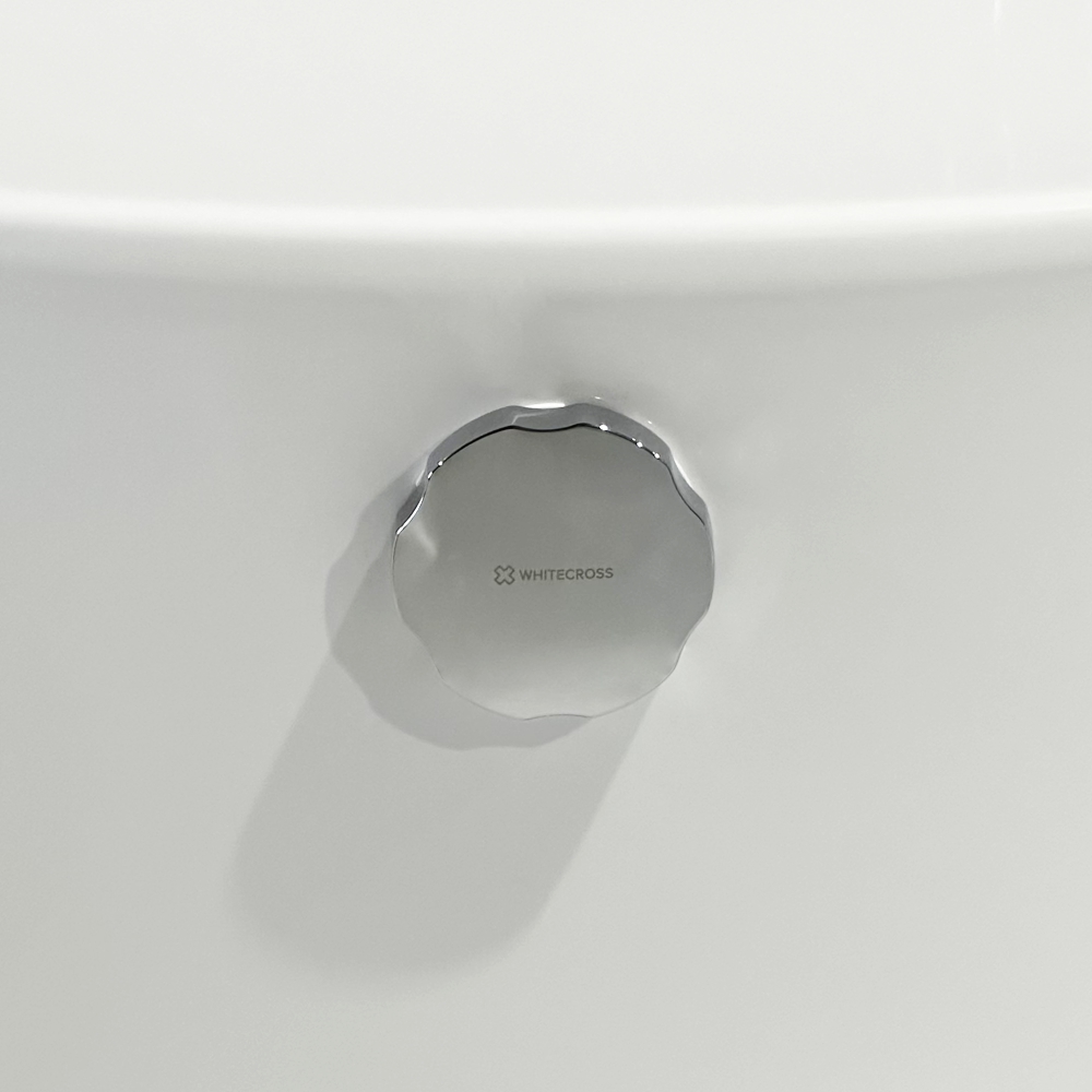 Слив-перелив для ванны автомат 60 см., Whitecross SPWC60CR (хром)
