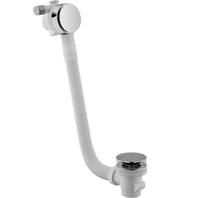Слив-перелив для ванны Fima Carlo Frattini Complementi Bagno F2003ERCR (хром), с донным клапаном