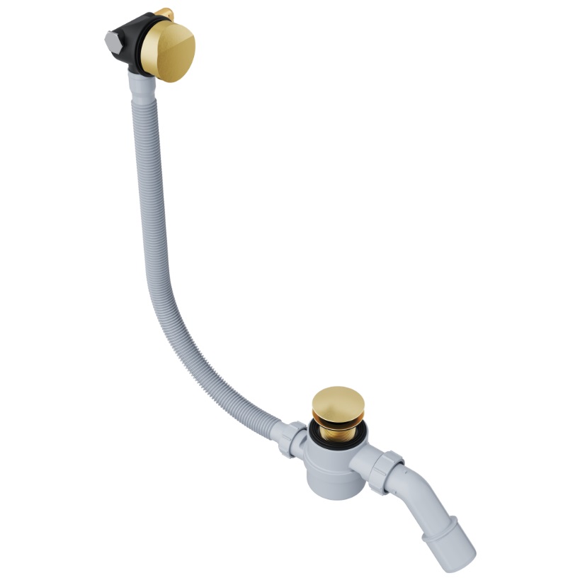 Слив-перелив с наполнением Excellent Hover ARIN.3410GB 60/80/100 см (матовое золото)