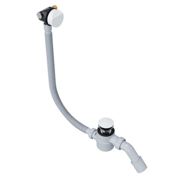 Слив-перелив с наполнением Excellent Hover ARIN.3410WH 60/80/100 см (белый глянец)