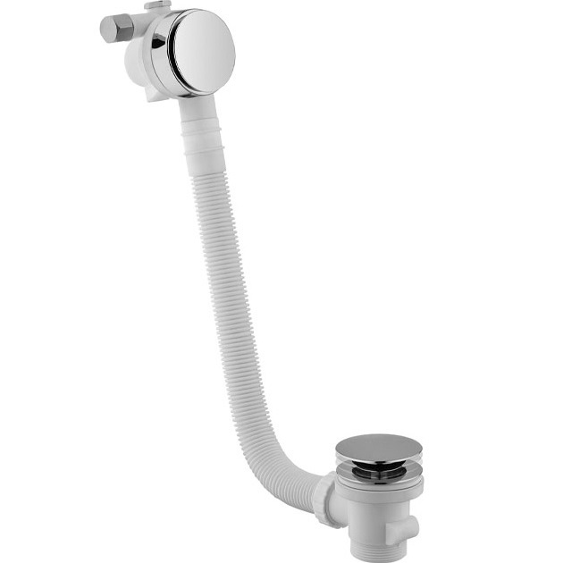 Сливной гарнитур для ванны Fima Carlo Frattini F2003ERBS (белый матовый)