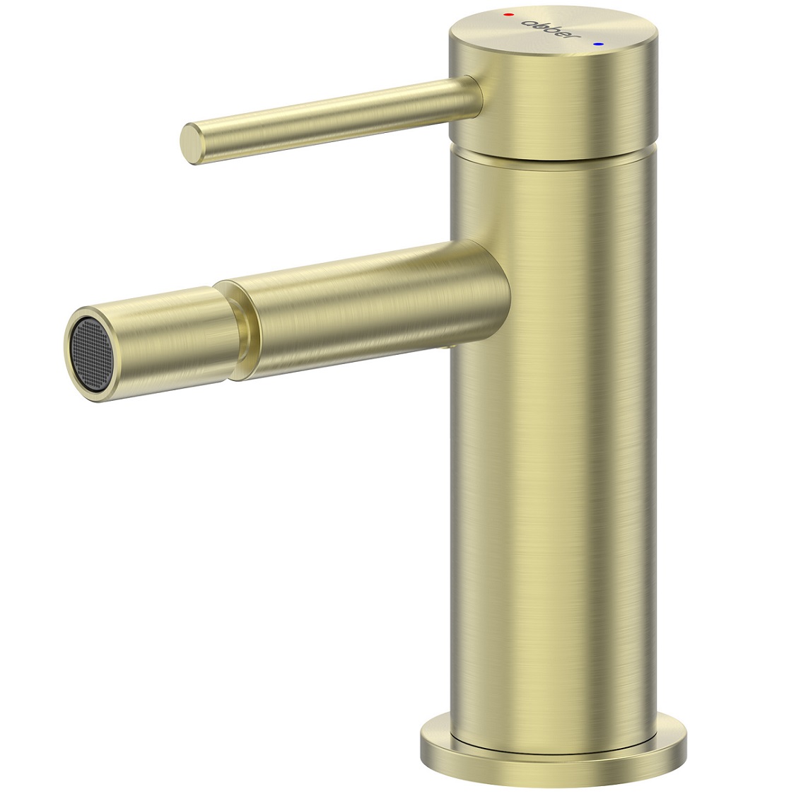 Смеситель для биде Abber Wasser Kreis 316 AF8124BG (золото брашированное)