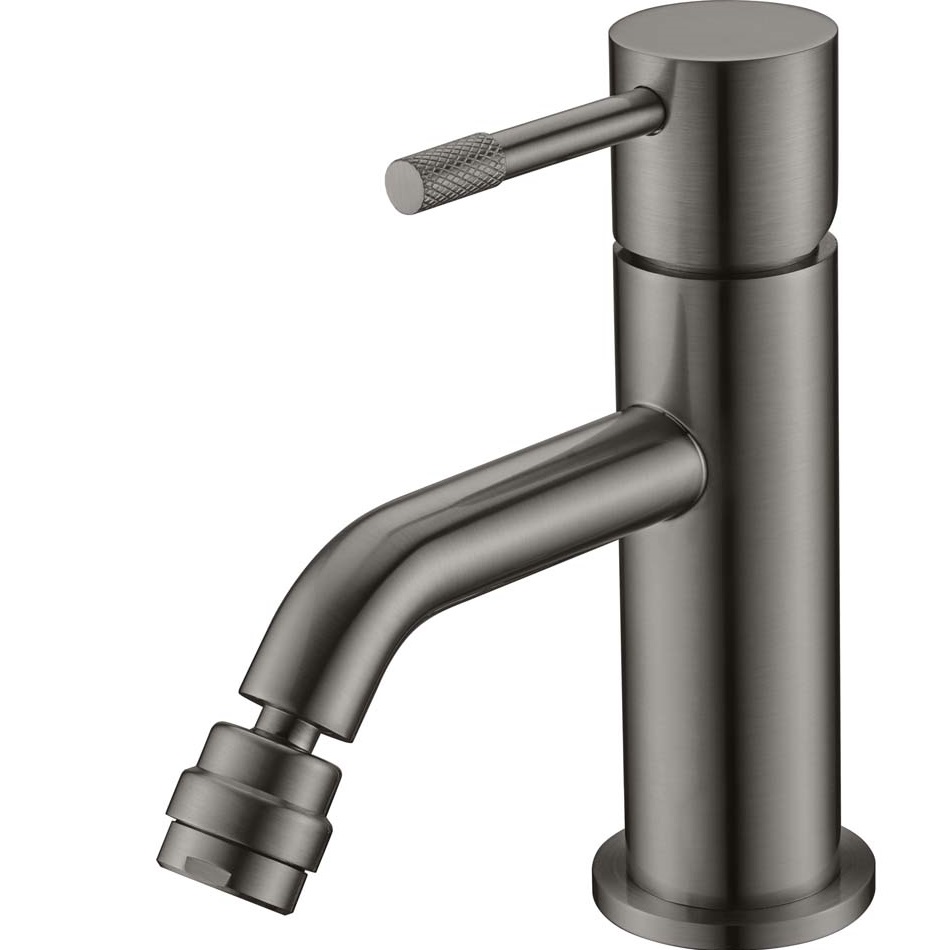 Смеситель для биде Boheme Uno 466-GM (оружейный металл)