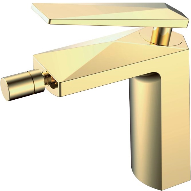 Смеситель для биде Boheme Venturo 386 (золотой), без донного клапана