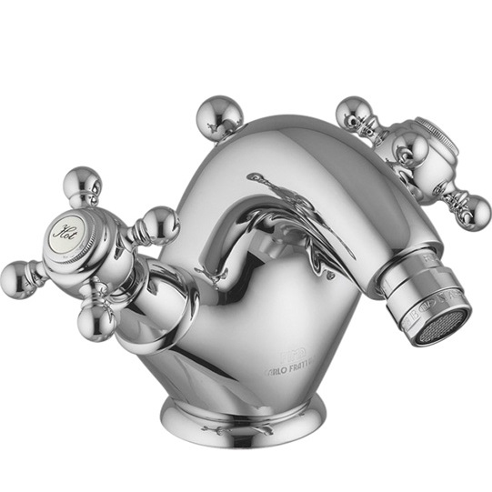 Смеситель для биде Fima Carlo Frattini Elizabeth F5092/2CR (хром), с донным клапаном