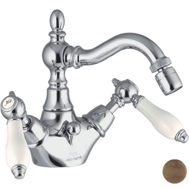 Смеситель для биде Fima Carlo Frattini Herend F5412BR (бронза), с донным клапаном