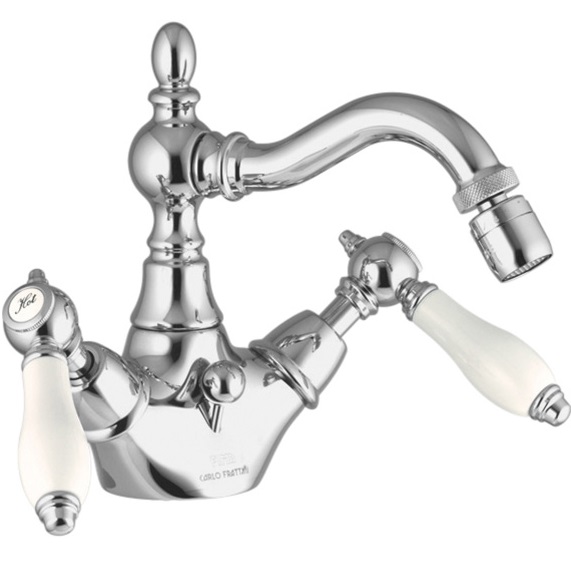 Смеситель для биде Fima Carlo Frattini Herend F5412CR (хром), с донным клапаном