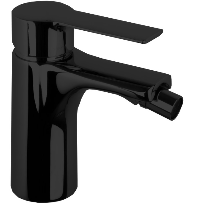 Смеситель для биде Fima Carlo Frattini Mast F3132NS.1 (черный матовый), с донным клапаном