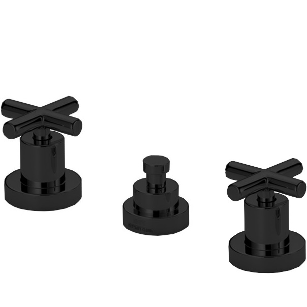 Смеситель для биде Fima Carlo Frattini Maxima F5322NS (черный матовый), с донным клапаном