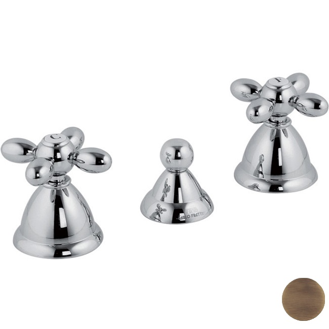 Смеситель для биде Fima Carlo Frattini Olivia F5032BR (бронза), с донным клапаном