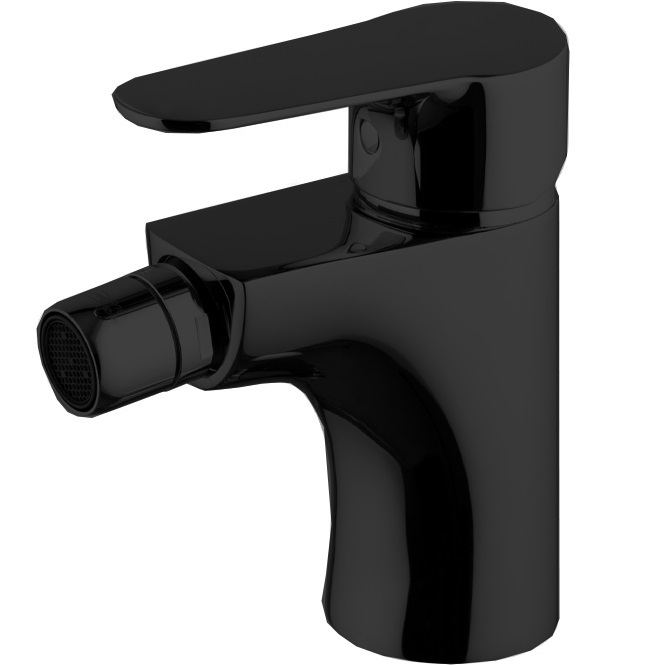 Смеситель для биде Fima Carlo Frattini Serie 22 F3832NS.1 (черный матовый), с донным клапаном