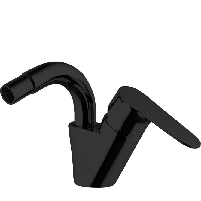 Смеситель для биде Fima Carlo Frattini Serie 22 F3842NS (черный матовый), с донным клапаном