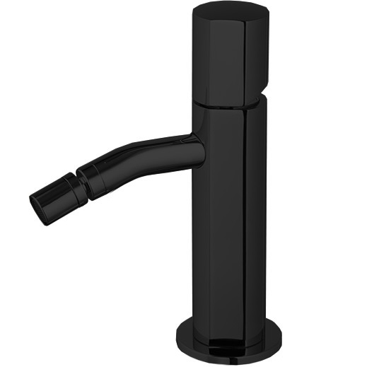 Смеситель для биде Fima Carlo Frattini Sottolavabo F3182NS (черный матовый), с донным клапаном