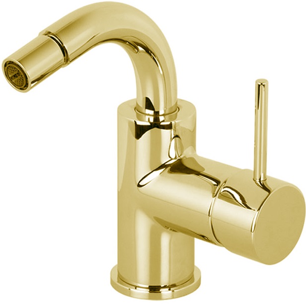 Смеситель для биде Fima Carlo Frattini Spillo Up F3042OR.2 (золотой), с донным клапаном