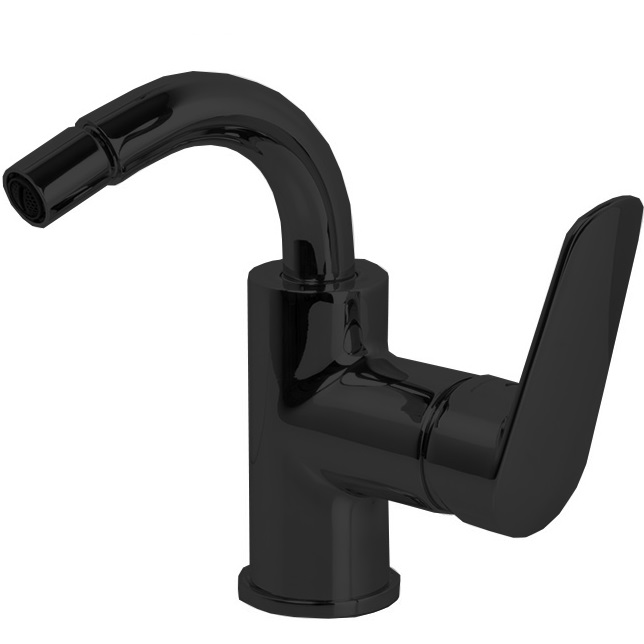 Смеситель для биде Fima Carlo Frattini Spot F3012NS (черный матовый), с донным клапаном