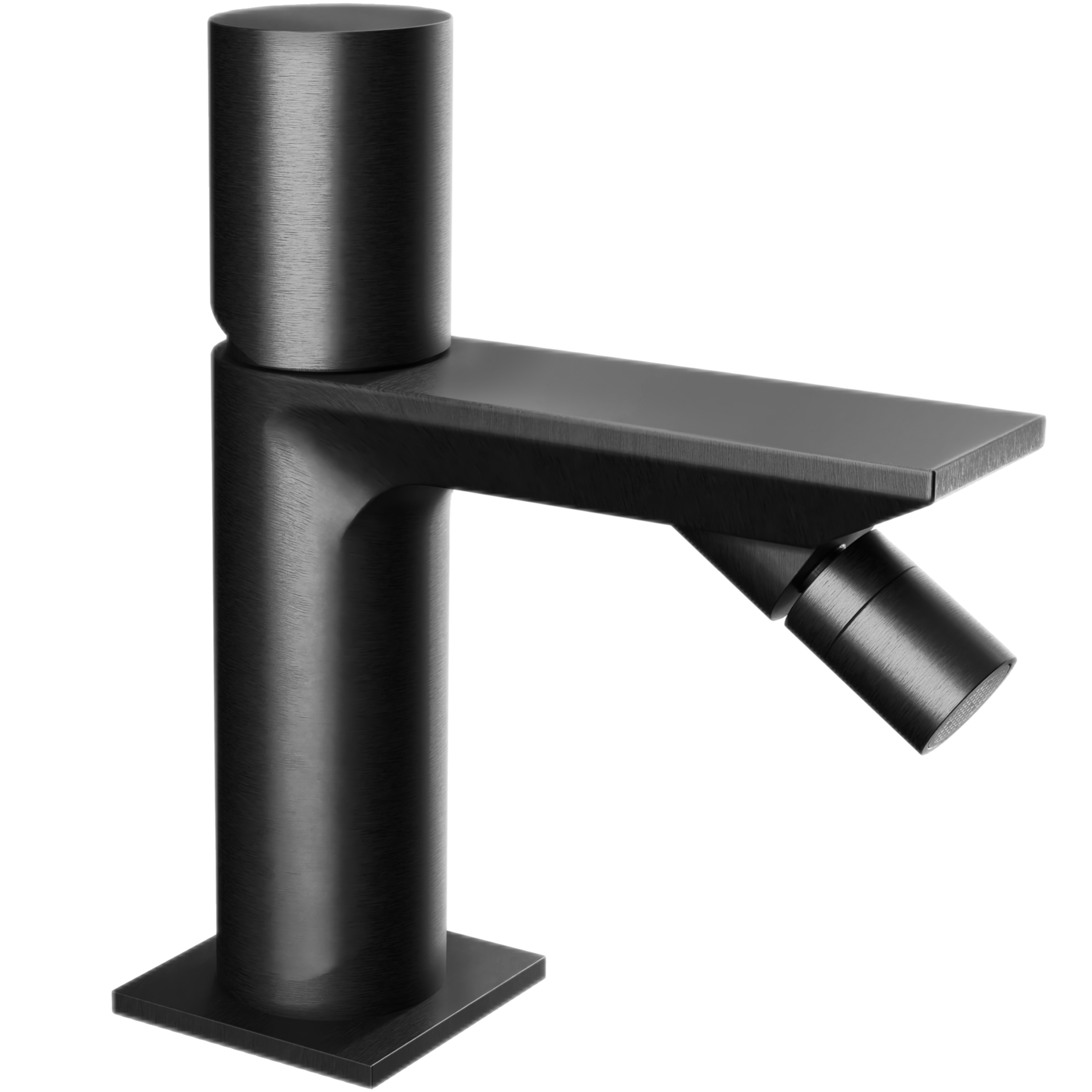 Смеситель для биде Remer Edge EG520CFP (черный брашированный хром)