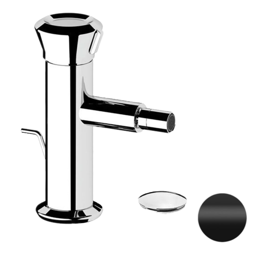 Смеситель для биде Remer Element ET20NO (черный матовый), с донным клапаном