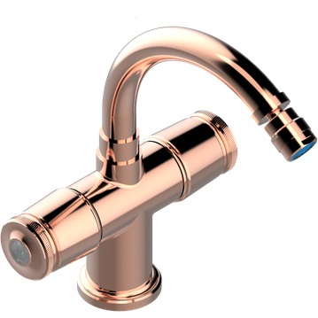 Смеситель для биде THG Corvair Fior di Bosco U8K-H62-3202 (розовое золото), с донным клапаном