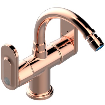 Смеситель для биде THG Corvair a manettes Fior di Bosco U8L-H62-3202 (розовое золото), с донным клапаном