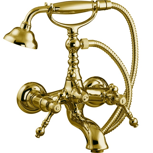 Смеситель для душа Fima Carlo Frattini Epoque F5054OR (золотой), с душевым комплектом