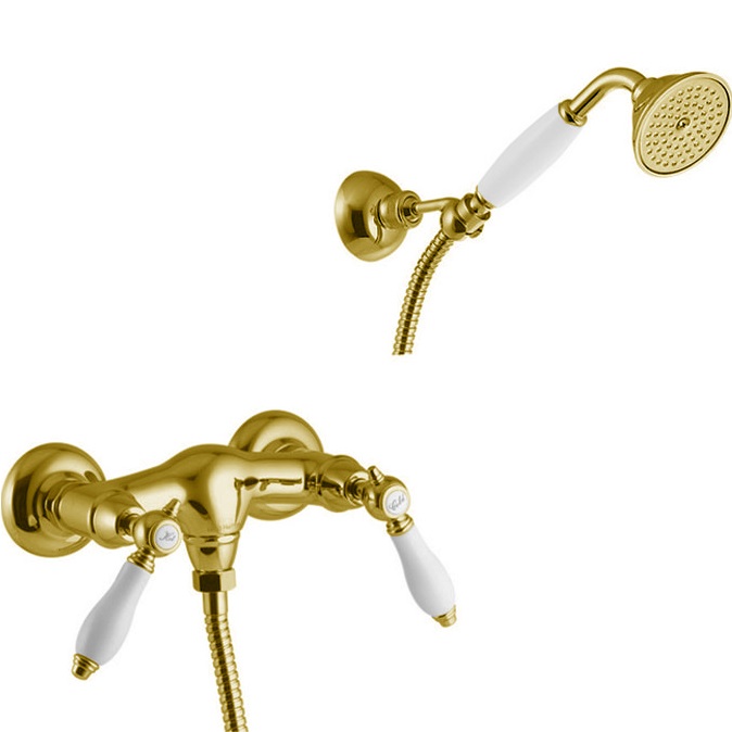 Смеситель для душа Fima Carlo Frattini Herend F5405CBOR (золотой)