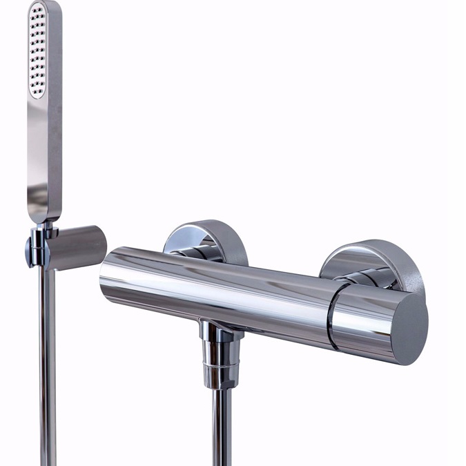 Смеситель для душа Fima Carlo Frattini Nomos go F4165CR (хром), с ручным душем