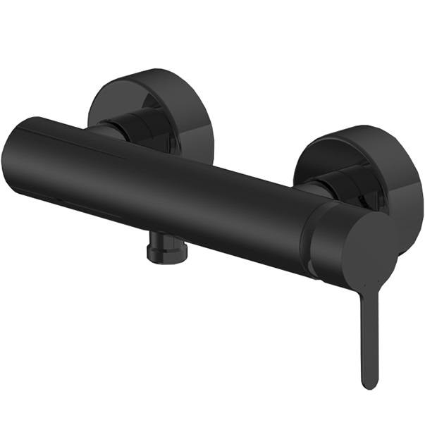 Смеситель для душа настенный Fima Carlo Frattini Snap F3115/1NS (черный матовый)