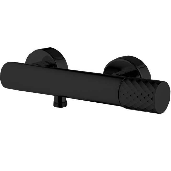 Смеситель для душа настенный Fima Carlo Frattini Spillo Tech F3035T/1XNS (черный матовый)