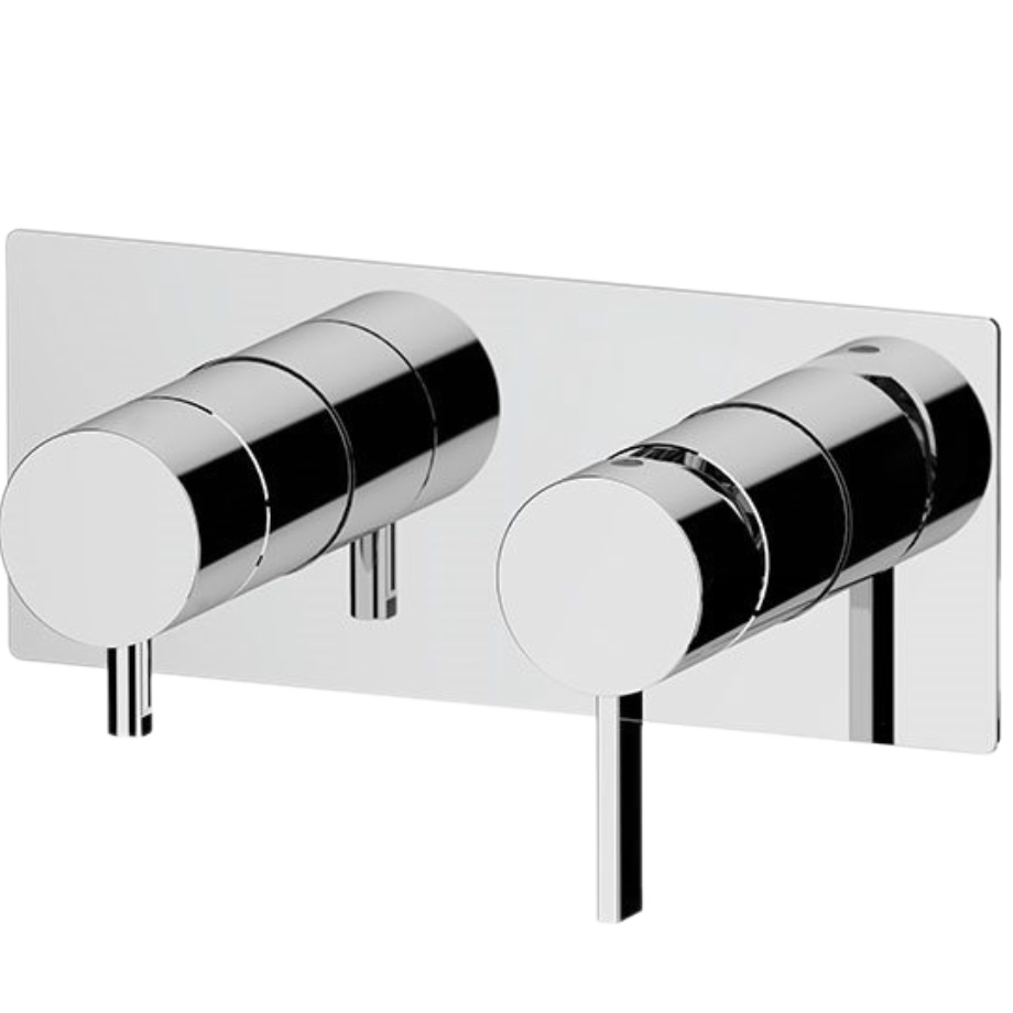 Смеситель для душа скрытого монтажа Remer Metrica MC93Z (хром)