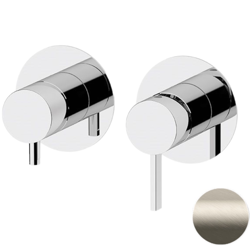 Смеситель для душа скрытого монтажа Remer Metrica MC93ZPXV (сталь)